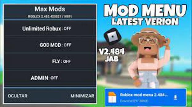 Max Mods Roblox Mod Menu APK Latest V2.618 Free Download